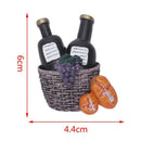 Cute Refrigerator Magnetic Stickers Kitchen Home Decor, Purple+orange Grape O9Q4