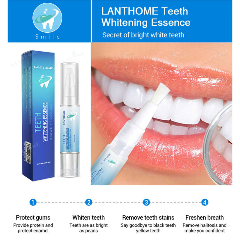 Oral Care 4ml Teeth Whitening Essence Pen Bleach Dental Gel Easy to Use