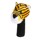 Golf Club Headcover Plush Cute Cartoon Tiger Bar Head Protection Covers