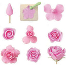 6x Fondant Cake Sugar Craft Decor Cookie Rose Flower Mold Gum Paste Cutter Tool-