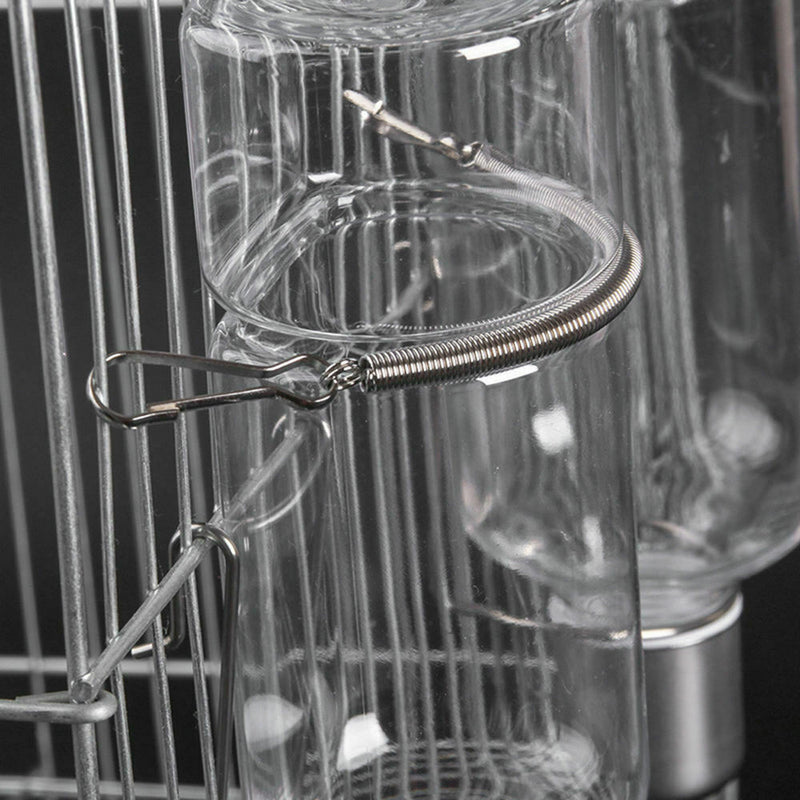 2Pcs Pet Water Drinker Dispenser Hang Bottle Auto Fountain Feeder Newest Useful