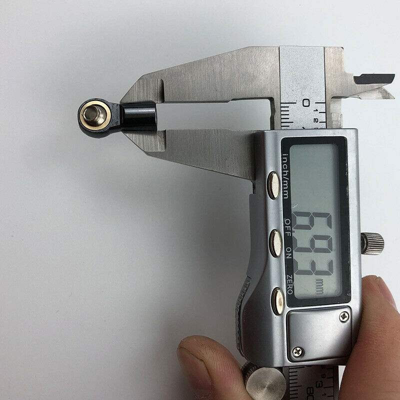 10PCS Metal M4 Link Tie Rod End Ball Joint for 1/10 RC CAR AXIAL SCX10-II 9 F5C8