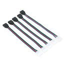 5x RGB LED Tape Light For 5050 Extension Connector (for 4 Pins) 13 cm No So M4V7