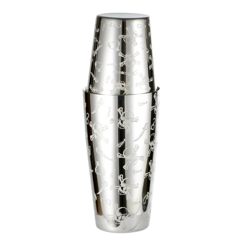 MagiDeal Stainless Steel Cocktail Shaker Bartender Tool 19oz & 25oz Mixing Can