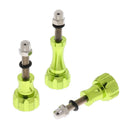 Thumb Knob Stainless Bolt Nut Screw Set for Gopro Hero 3+ Camera -Green