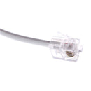 White 6P4C RJ11 Dual Female to Male Telephone Cable Splitter Adapter newLJ