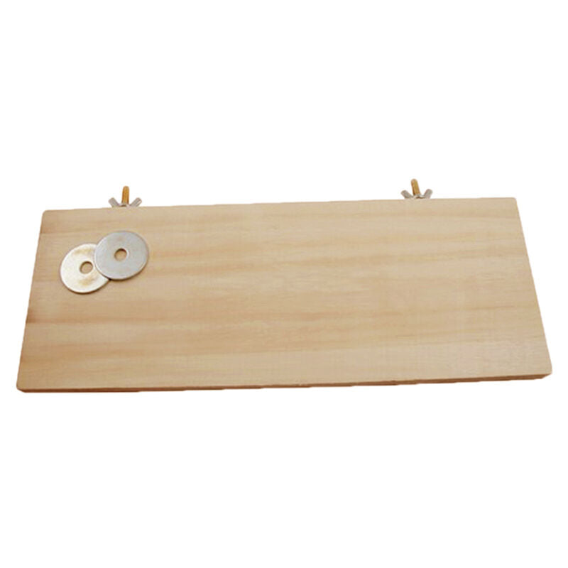 Parrot Pet Bird Wooden Hanging Stand Perch Platform Toys Cockatiel Kit 13x28cm