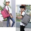 New Business Bag 15.6-Inch Computer Bag Usb Charging Backpack Waterproof Tr T2M9