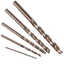 5pcs HSS CO M35 Cobalt Twist Drill Bits For Metal Steel 1mm 2mm 3mm 4mm 5mm