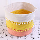 Foldable Nordic Style Environmentally Friendly Material Cotton Thread Laund