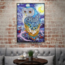 5D DIY Special Shaped Diamond Painting Owl Cross Stitch Mosaic Craft Kit