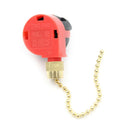 Zing Ear ZE-268S1 Switch 4 Wire 3 Speed Ceiling Fan Light Switch Pull Chain  JR
