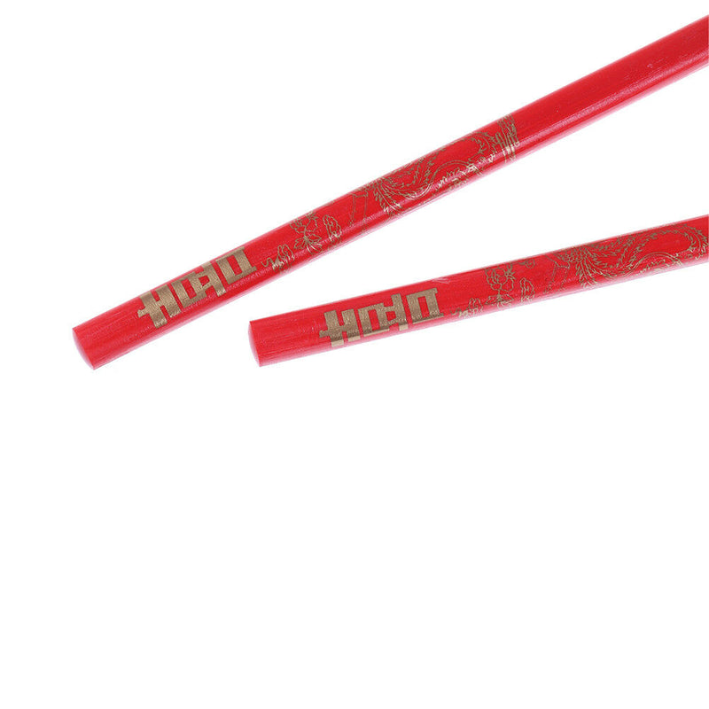 China bamboo chopsticks red dragon chinese pattern reusable 1pair useful st ME