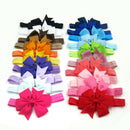 20pcs Cute Kids Ribbon Bowknot Headband Headwear Hair Band Head Accessories A