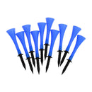10Pcs 83mm Height Rubber Golf Tees Golfer Training Practice Tool Royalblue