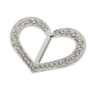 2PCS Pretty Rhinestone Heart Scarf