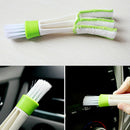 1*Car Cleaning Accessories Air Conditioner Vent Blinds Brush Cloth Cleaner Tool