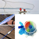 2.4M Durable Sinker Bait Outdoor Fishing Hand Casting Net Hand Cast Fish Ca