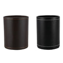 Faux Leather Pen Pot Pen/Pencil/Mobile Phone /Desk Supplies Organizer- Brow C4B2