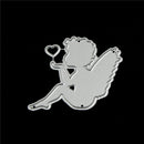 Angel Boy Love Cutting Dies Scrapbooking Embossing Stencils Decorative Card LJ
