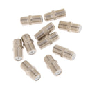10x F Type Coaxial Cable Coupler Female F/F Jack Adapter Connector RG59 RG6