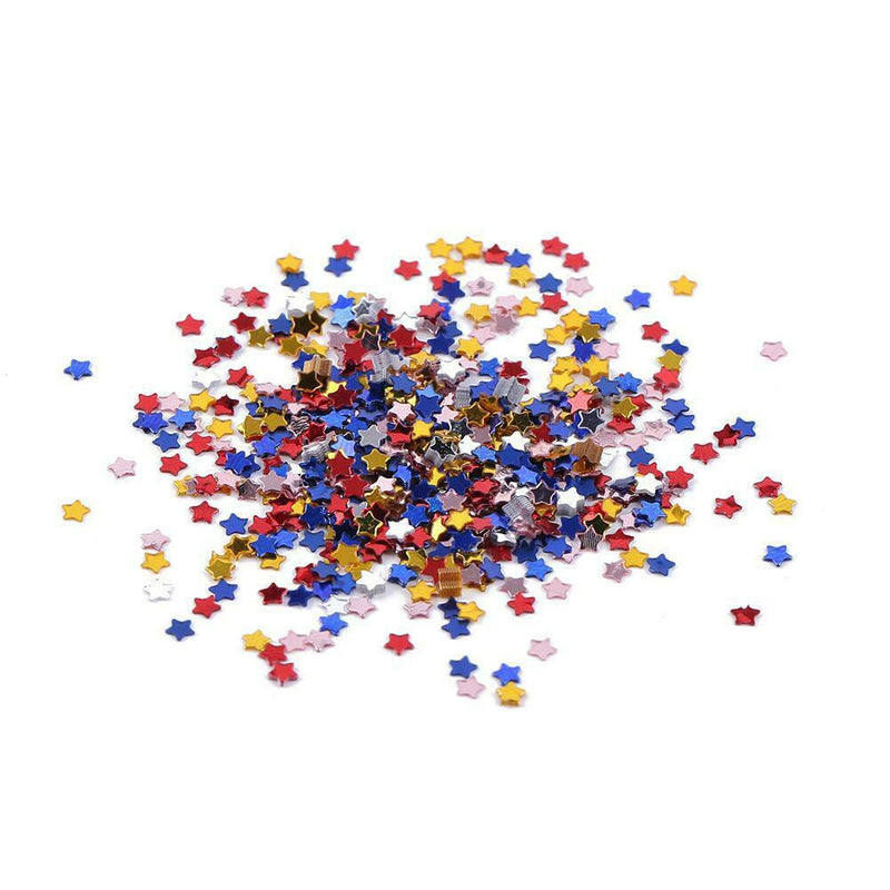 2000pcs Mini Glitter Stars Sequins DIY Nail Art Rhinestones Decorations