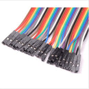 Reliable Quality 40pcs 10cm 1p-1p female to Female jumper wire Dupont cable  JR