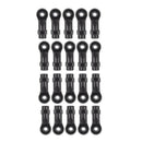 10Pcs Metal Link 5mm Rod Ends Linkage Set for Axial SCX10 II 90046 90047 RC G3B6