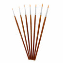 7pcs Acrylic Painting Students Detail Liner Gift Nail Paint Brush Set Gouache
