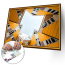 1000 Pieces Paper Jigsaw Puzzles Geometry Building Assembling Craft Decor