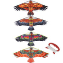 1Pc 1M Flat Eagle Kite With 50M Kite Line Children Flying Bird Kites Outdoor  Pg