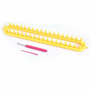 3pcs/Set Knitting Kit Weaving Loom Plastic Pompom Sock Scarf Long Handle DIY Nw