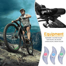 9pcs/set Bicycle Wheel Wire Lamps Cycling Bike Tail Lights Flashlights Clip
