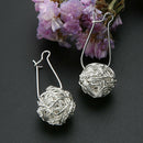 Chic Adorable Full Match Ear Stud Hollow out Ball Earrings (Ear Stud 0036)