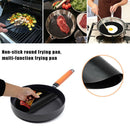 1PC Round Non-stick Baking Mat Round Pan Pad BBQ Cooking Mat Fry Liner Sheet Hn