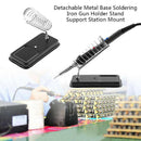 Soldering Iron Metal Stand Holder S Afety Protect Base Support Station R1T9
