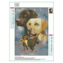 5D DIY Full Drill Diamond Painting Dog Cross Stitch Embroidery Mosaic Kit