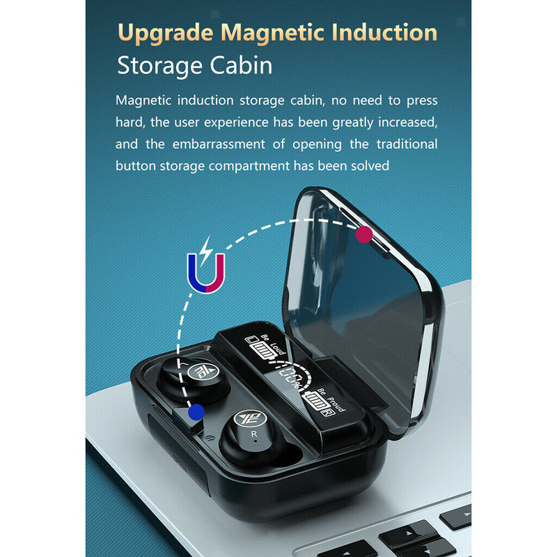 Wireless Earbuds Bluetooth Earphones, Bluetooth 5.0 TWS Stereo Earphones in-Ear