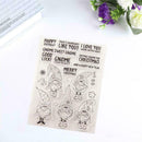 Christmas Elf Transparent Silicone Seal DIY Scrapbooking Photo Album Pretty V1L9