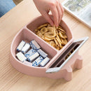 Multifunctional Tray Candy Snacks Containers Dry Fruit Melon Seeds Storage  W8Y7