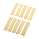 10pcs Brass Guitar Fingerboard Fret Press Caul Inserts for Electric Guitars