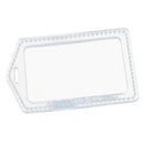Acrylic Card Holder Pattern Stencil Template Leathercraft Making