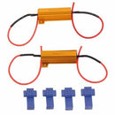 2 X LED Bulb Load Resistor Turn Signal Flash Controller