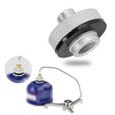 Outdoor Camping Flat Gas Tank Stove Connector Cooking Adapter Aluminum Alloy