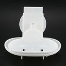 Double Soap Dish Strong Suction Soap Holder Cup Tray for Shower Bathroom (W K1Y8