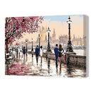 Hand Painted Picture Frameless DIY Garden Path Painting By Numbers Craft A