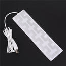 1pc 5v USB Heated Socks Pads Electric Heated Winter Warm Arm Hands Heated Mat 3C