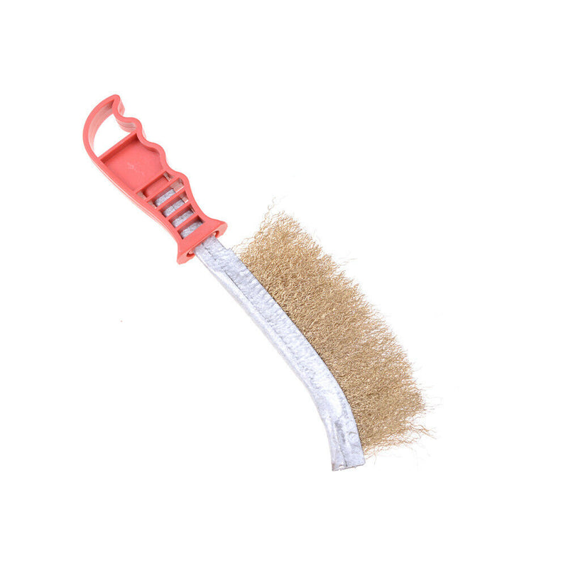 Heavy Duty Spid Wire Hand Brush Steel Bristles Rust Paint Removal Ew