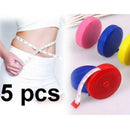 5x Retractable Tape Measure Sewing Tailor Dieting Tapeline Ruler Tiny N SY ly