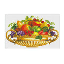 11CT 55x36cm Fruits Stamped Cross Stitch Kit DIY Handmade Needlework for